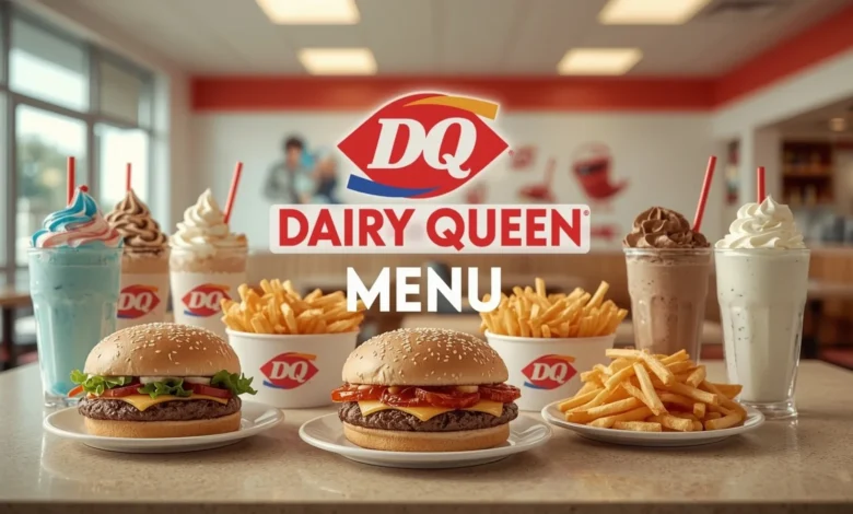 Dairy Queen menu