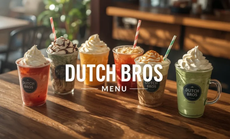 Dutch Bros menu